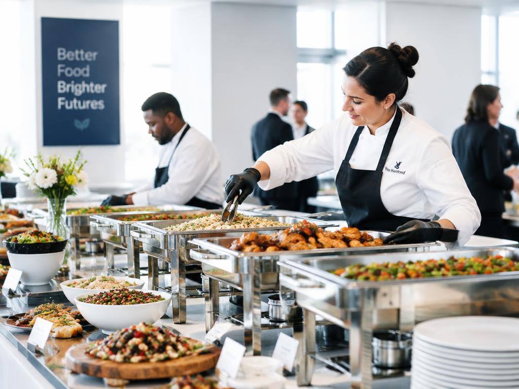 Corporate event catering