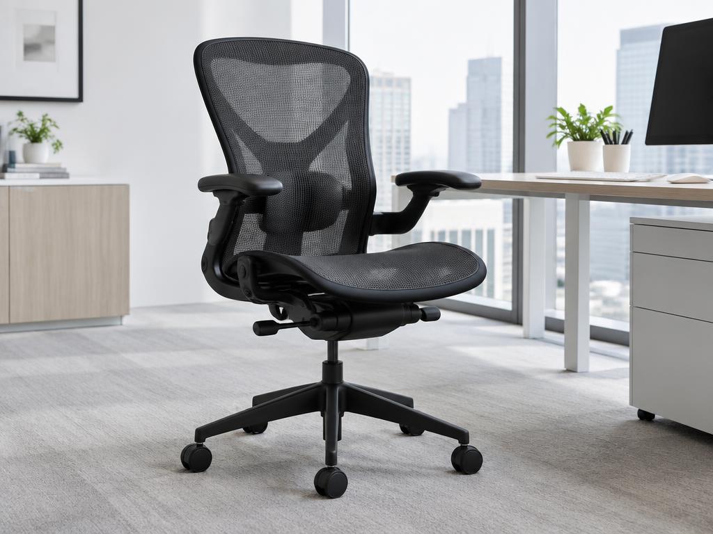 Ergonomic mesh office chair