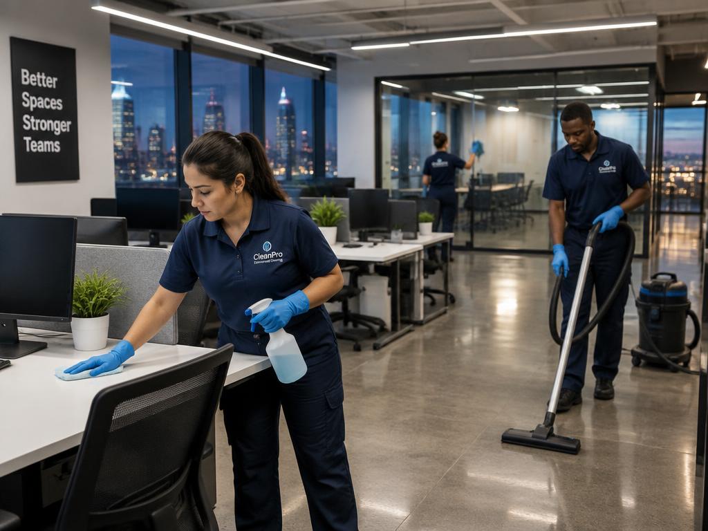 Weekly office cleaning